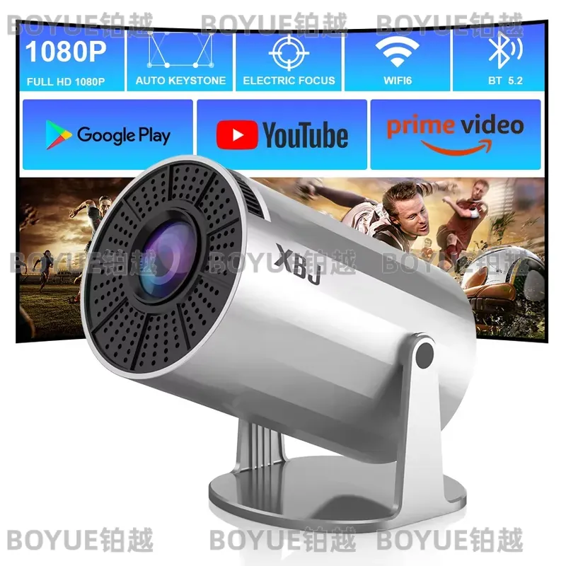 4K Smart Projector Android 11 Wifi 6 - 4K Android 11 draagbare projector WiFi6