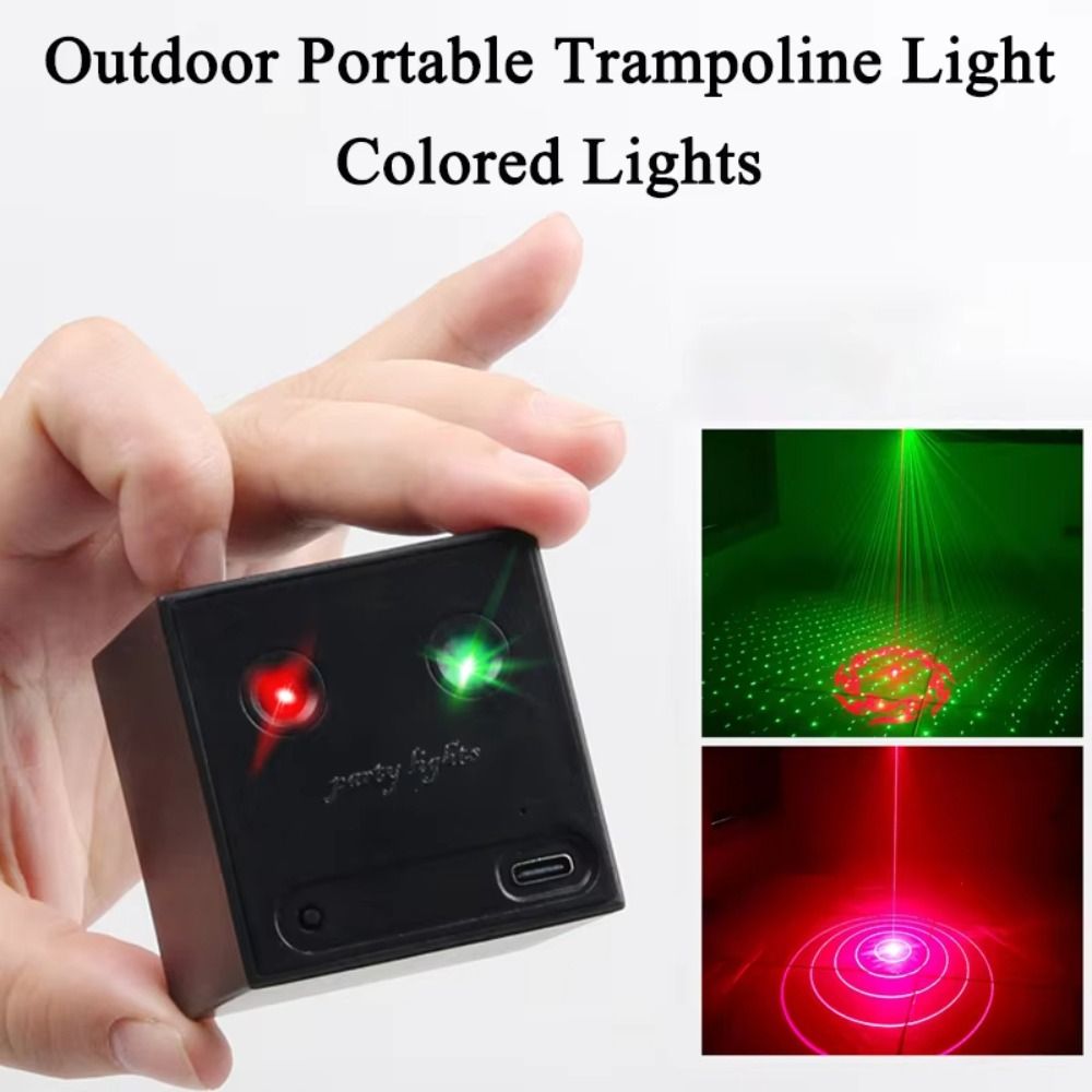 Mini Portable Projector Rechargeable Battery - Nieuwe oplaadbare batterij laserprojectorlamp 64 patronen