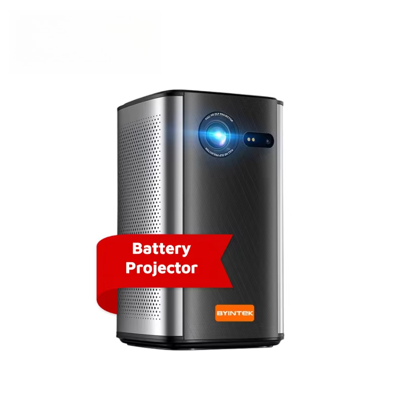 Mini Portable Projector Rechargeable Battery - BYINTEK Mini Projector Batterij 3D Ready