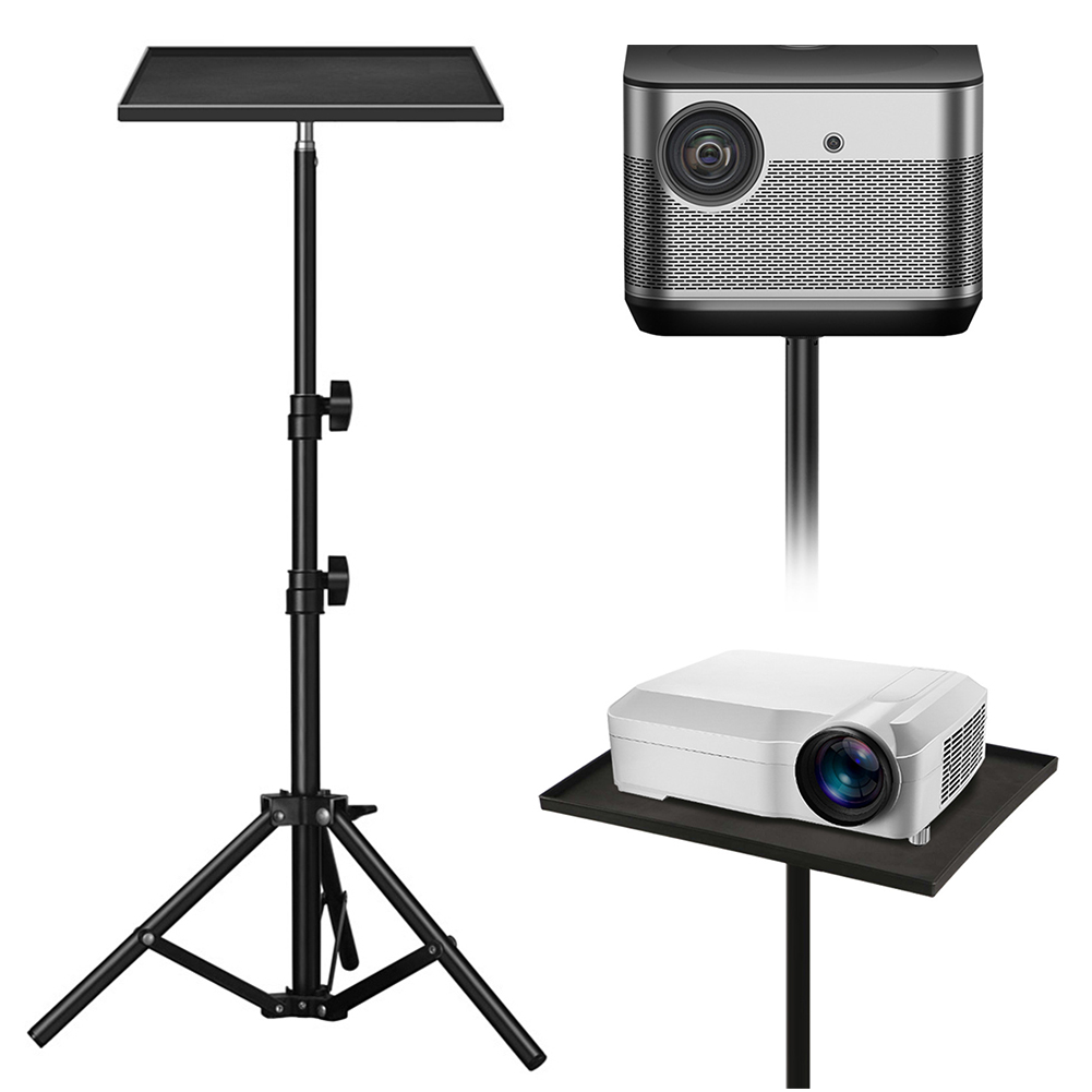 Projector Floor Stand Tripod Adjustable - DJ-apparatuurhouder 1/4 inch schroefdraad projectorbeugel hoogteverstelbare