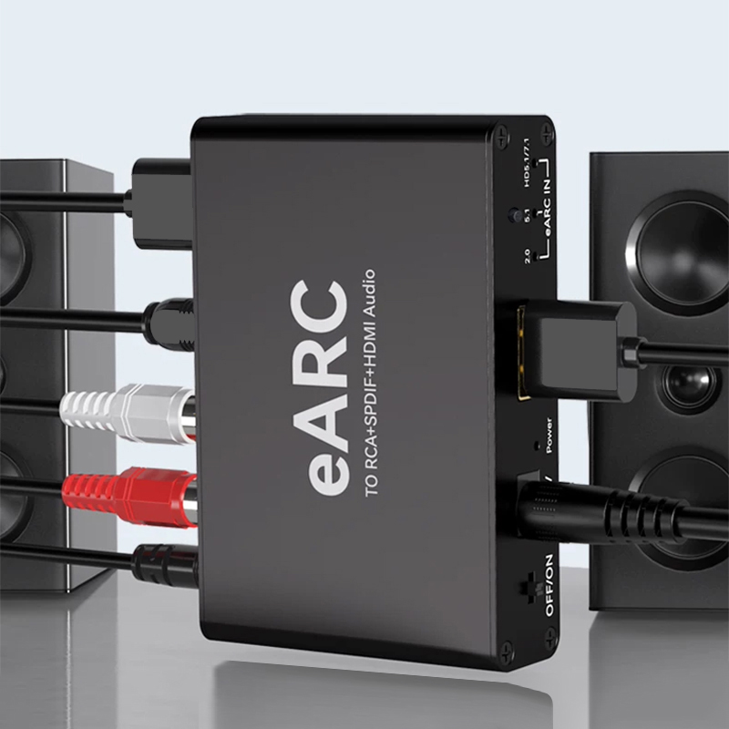 Optical Audio Hdmi Earc Extractor - 192KHz HDMI EARC ARC naar RCA