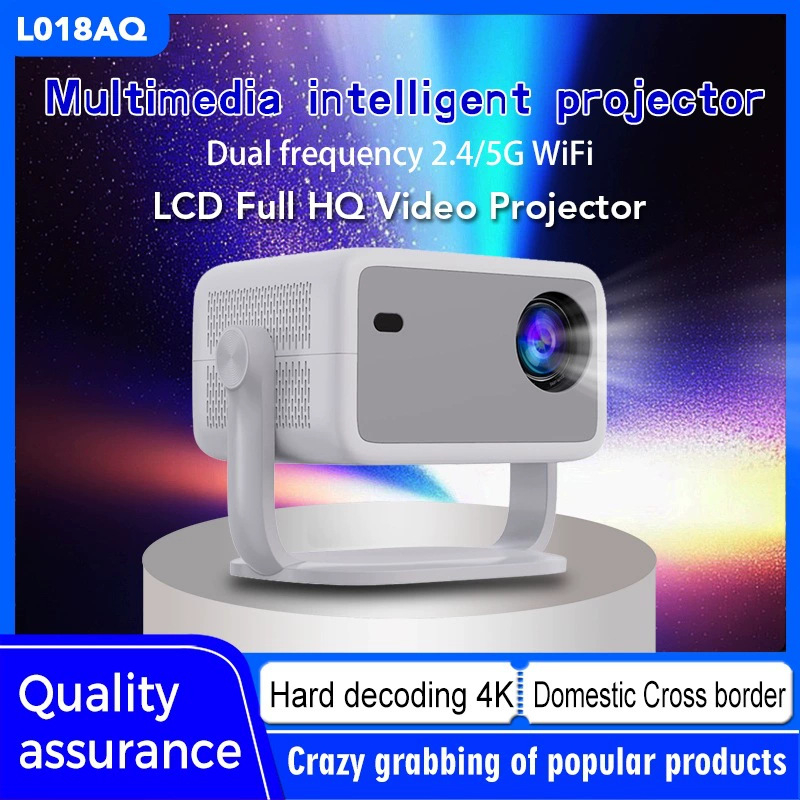 4K Smart Projector Android 11 Wifi 6 - Full HD Projector 300ANSI 4K HD
