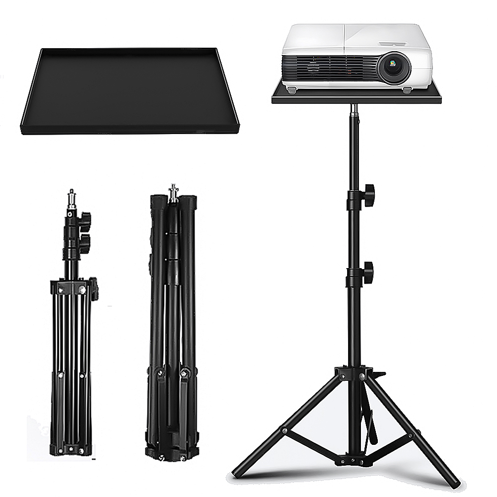 Projector Floor Stand Tripod Adjustable - Universele laptopprojectorstatief met 1/4 inch schroefdraad,