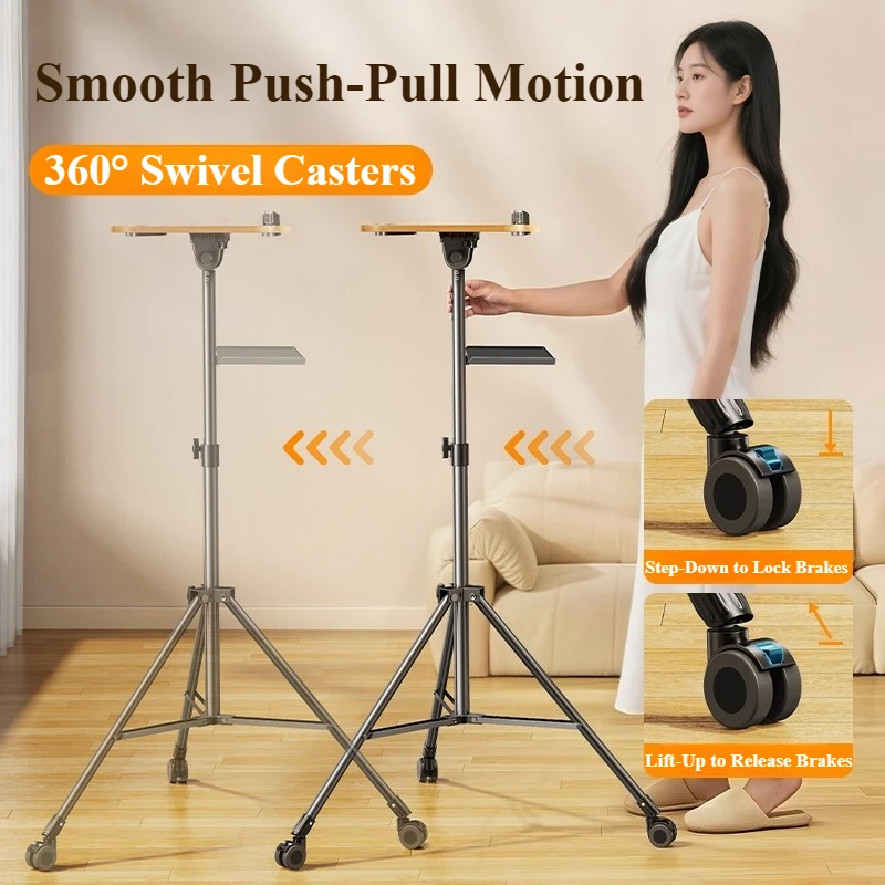 Eary houten laptopstatief met  - Projector Floor Stand Tripod Adjustable recensie en prijs