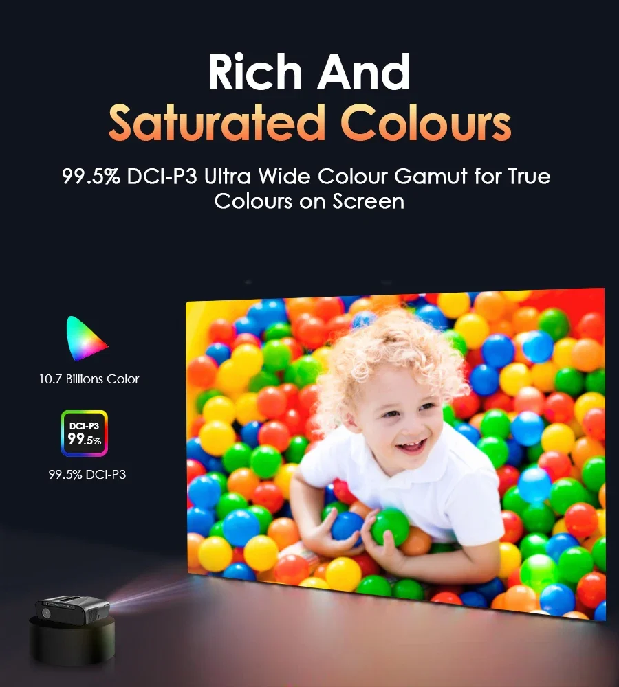 4K 3800 ANSI Projector Android - Auto Focus Keystone Correction Projector recensie en prijs