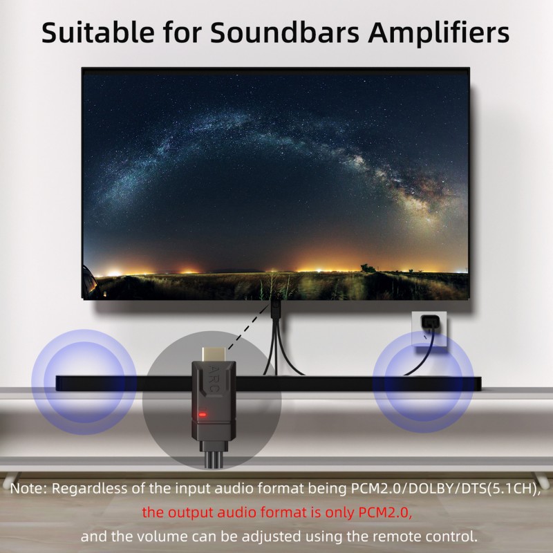 EARC ARC naar RCA Audio Extrac - Optical Audio Hdmi Earc Extractor recensie en prijs