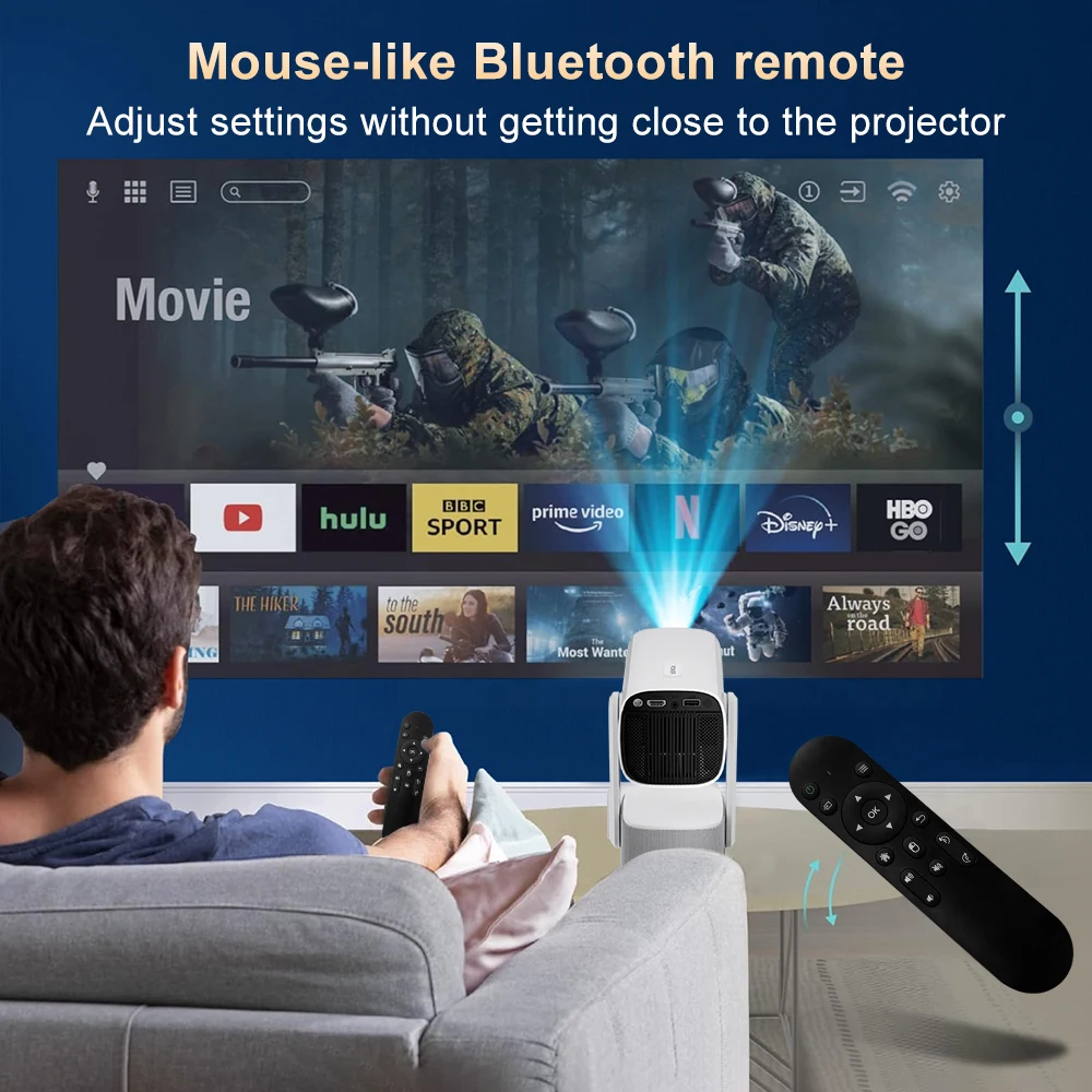 ZDSSY 4K-projector K2 Smart An - Auto Focus Keystone Correction Projector recensie en prijs