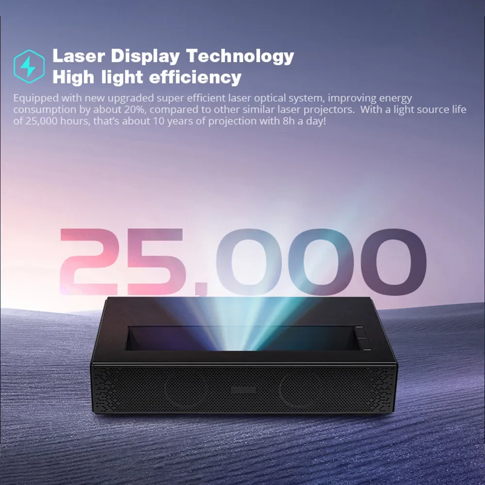 Laserprojector 4K HD 3-kleuren - Ultra Short Throw Laser Projector 4K recensie en prijs
