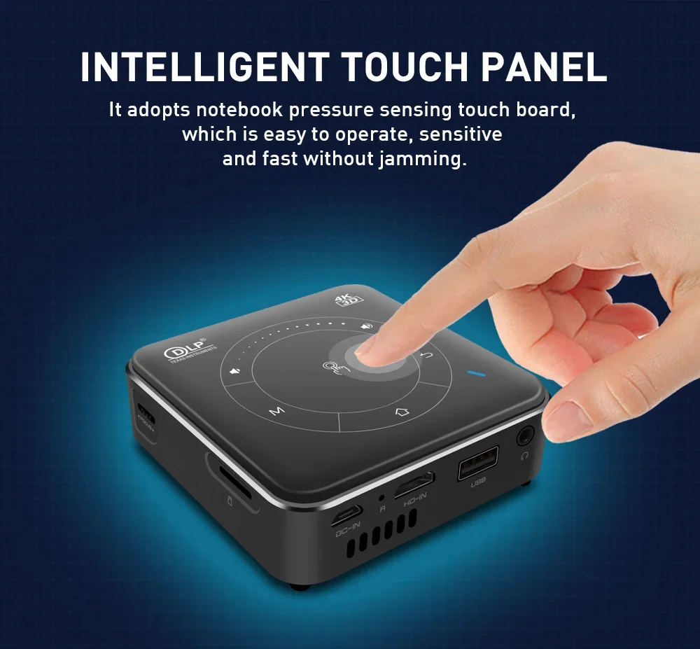 Mini 3D draagbare projector 4K - Mini Portable Projector Rechargeable Battery recensie en prijs