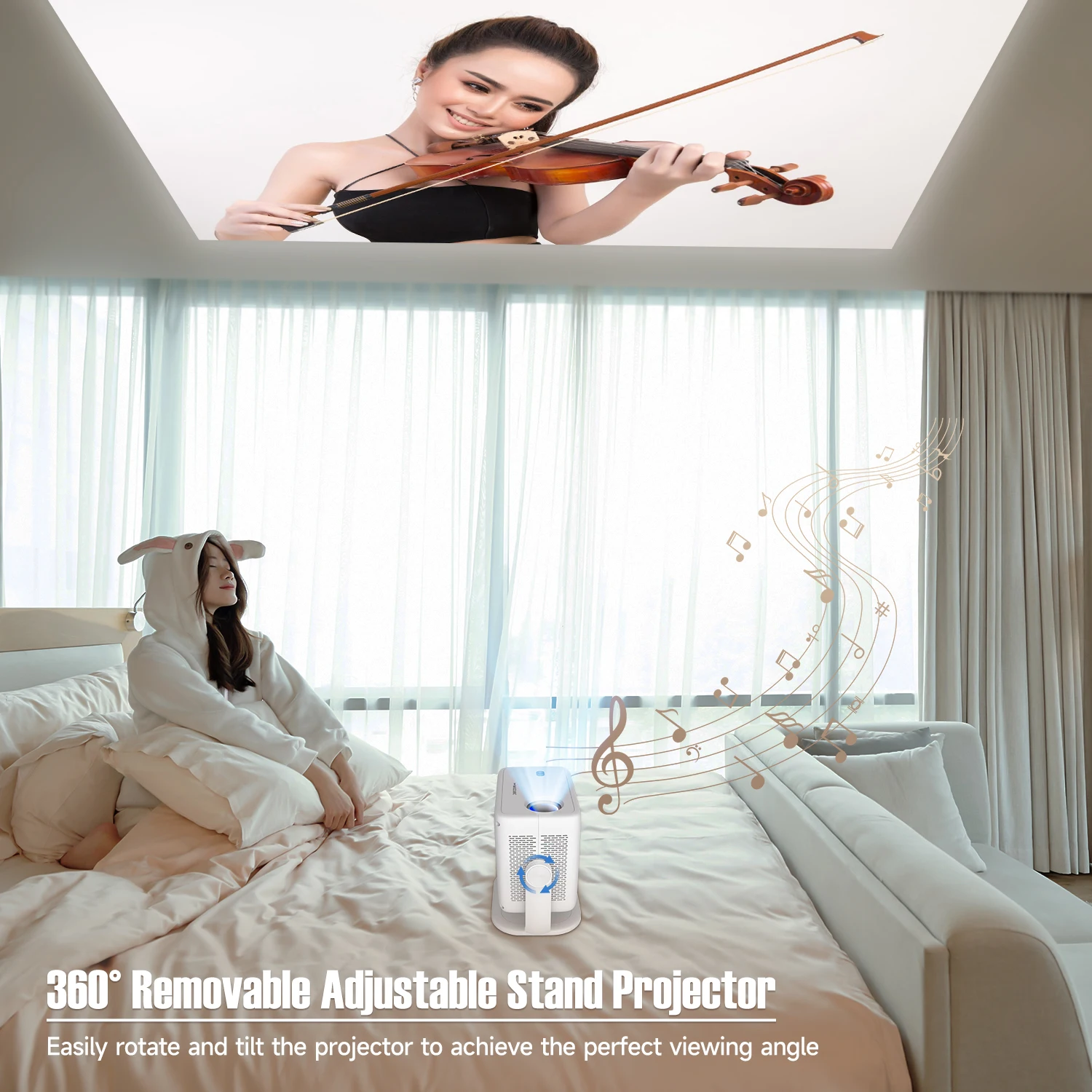 Magcubic L018 650ANSI 1080P Na - Auto Focus Keystone Correction Projector recensie en prijs