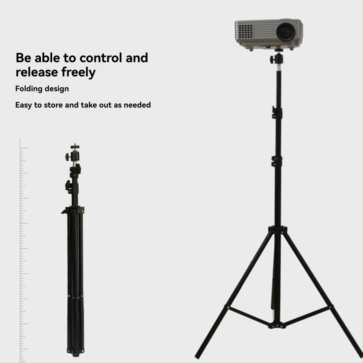 Verstelbare projectorstatief D - Projector Floor Stand Tripod Adjustable recensie en prijs