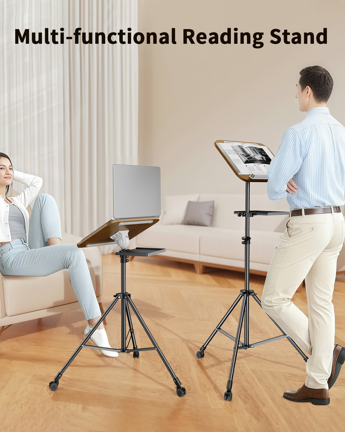 Oatsbasf Draagbare Laptop Stat - Projector Floor Stand Tripod Adjustable recensie en prijs