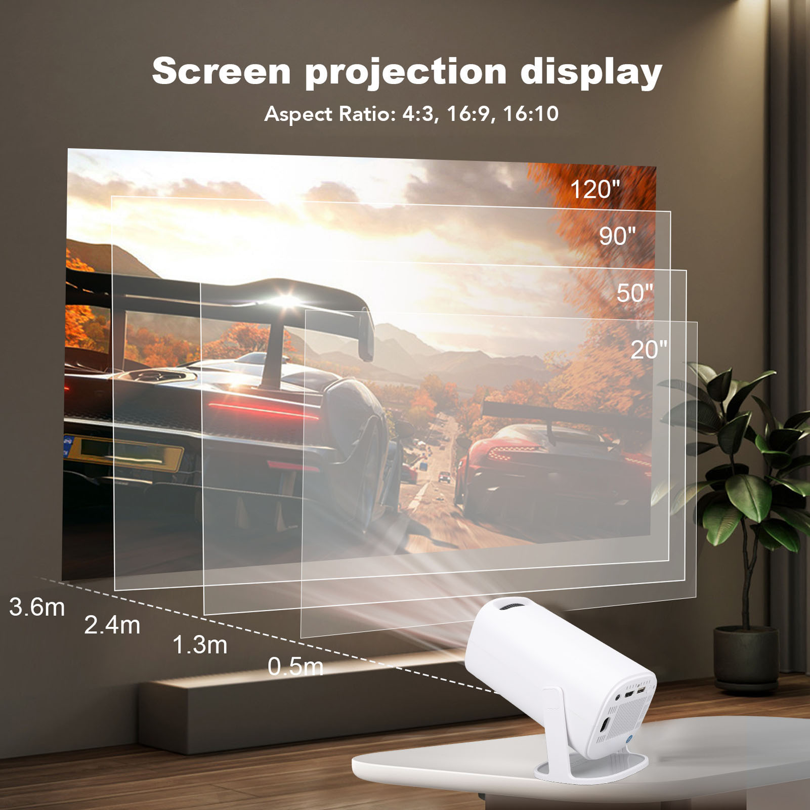 P30 1080P FHD 4K LED-projector - 4K Smart Projector Android 11 Wifi 6 recensie en prijs