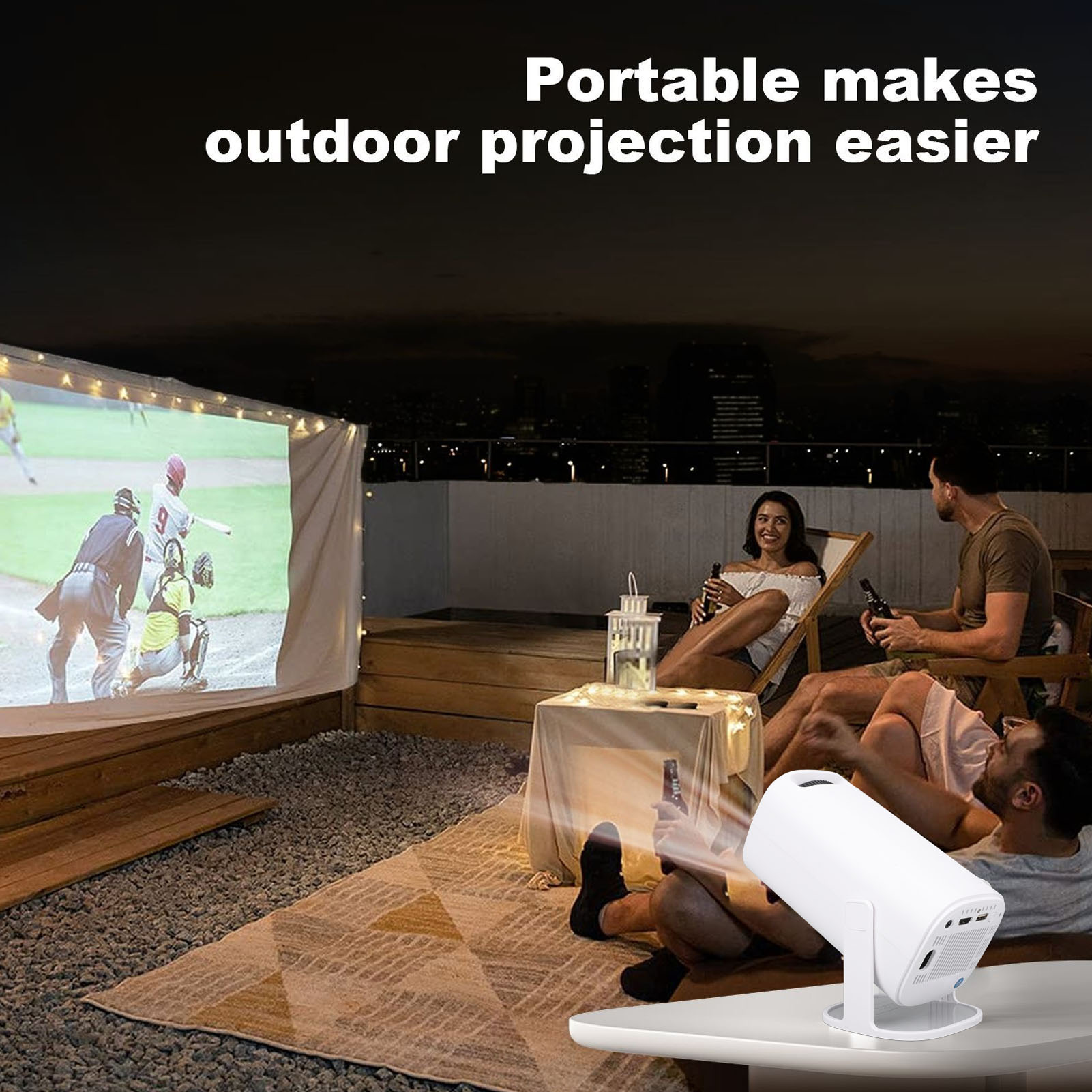 P30 1080P FHD 4K LED-projector - 4K Smart Projector Android 11 Wifi 6 recensie en prijs
