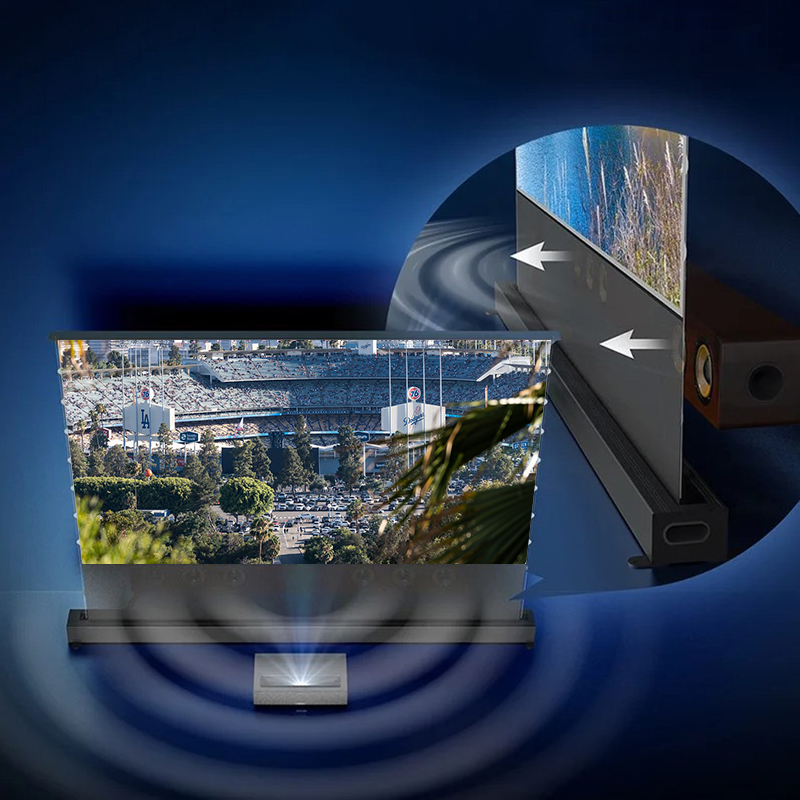 Elektrische vloer stijgende AL - Alr Ambient Light Rejecting Projector Screen recensie en prijs