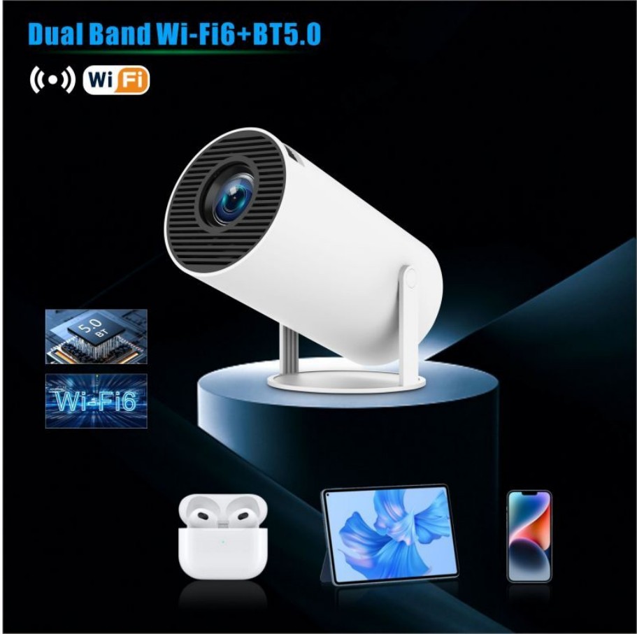HY300 pro mini Smart Projector - 4K Smart Projector Android 11 Wifi 6 recensie en prijs