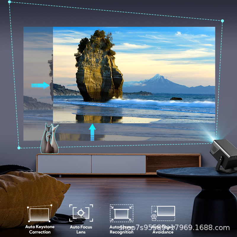 LGOODVIN X7AR Smart Projector  - Auto Focus Keystone Correction Projector recensie en prijs