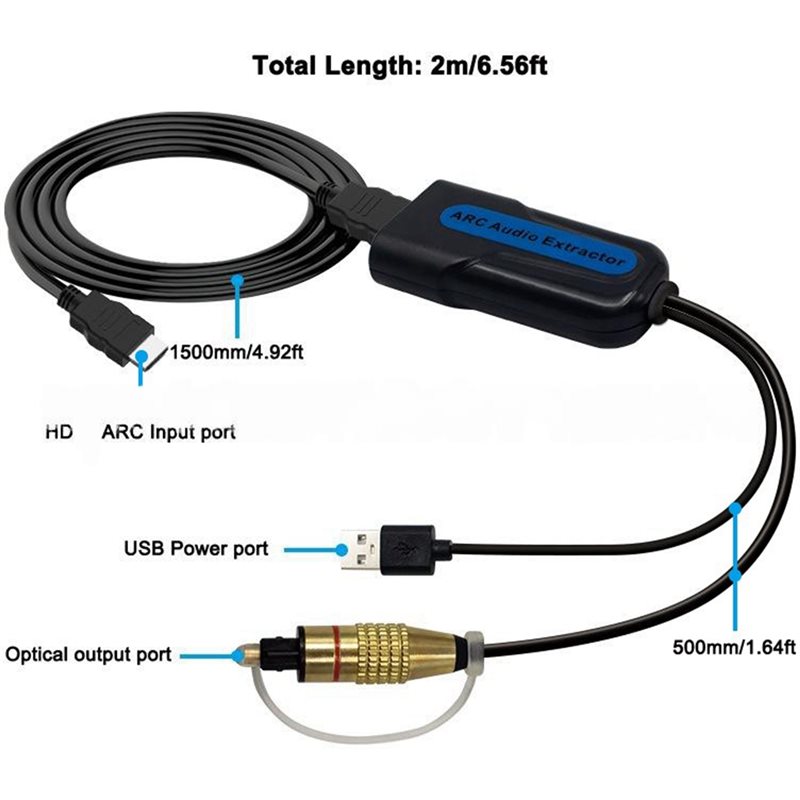 FEDI-compatibele ARC EARC audi - Optical Audio Hdmi Earc Extractor recensie en prijs