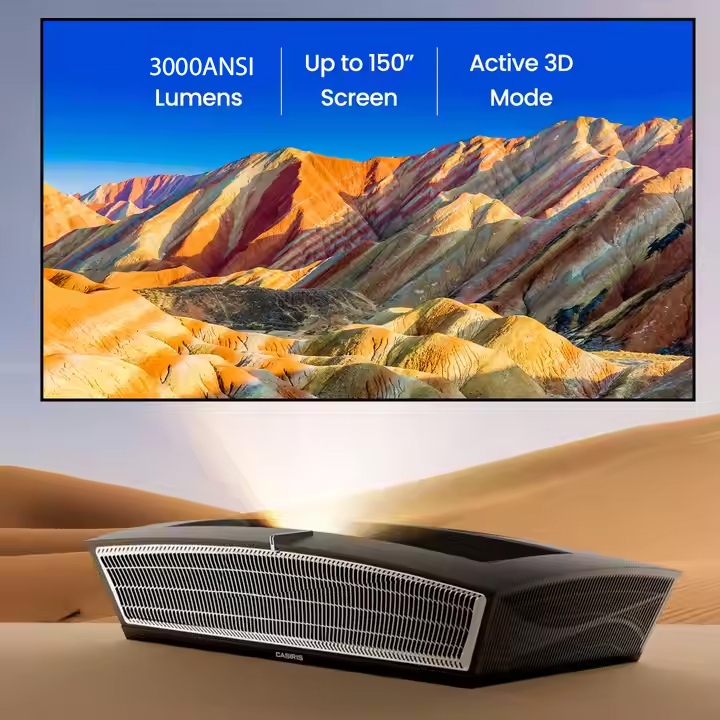 CASIRIS H6 Pro 4K UHD Ultra Sh - Ultra Short Throw Laser Projector 4K recensie en prijs