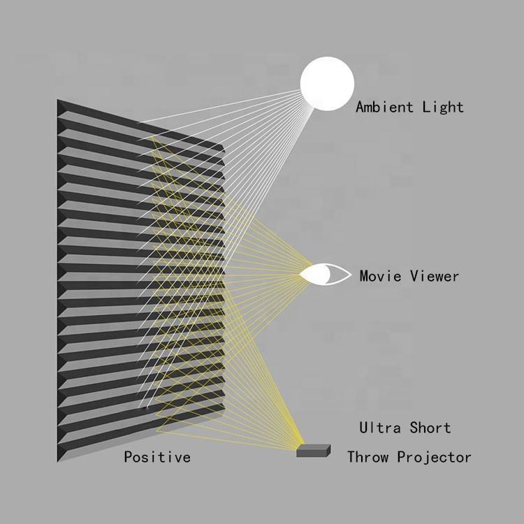 100-120 inch ALR UST projectie - Alr Ambient Light Rejecting Projector Screen recensie en prijs