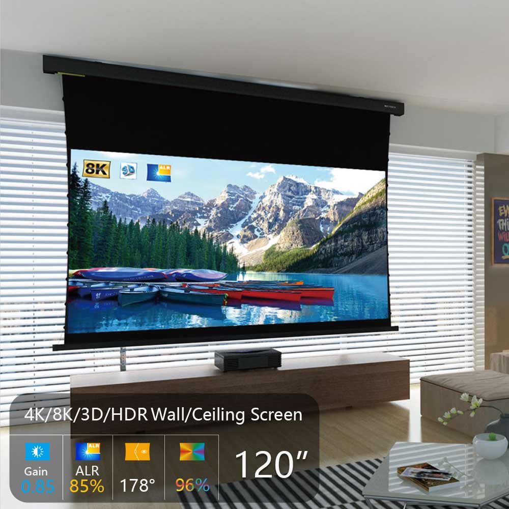 120-inch gemotoriseerd plafond - Projector Screen 120 Inch Motorized Ambient recensie en prijs