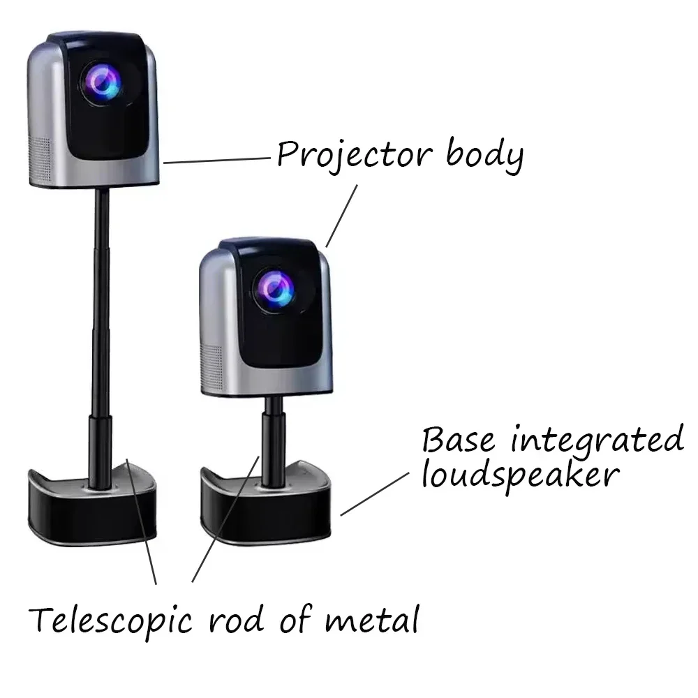 Projectorstatief HiFi-luidspre - 4K Smart Projector Android 11 Wifi 6 recensie en prijs