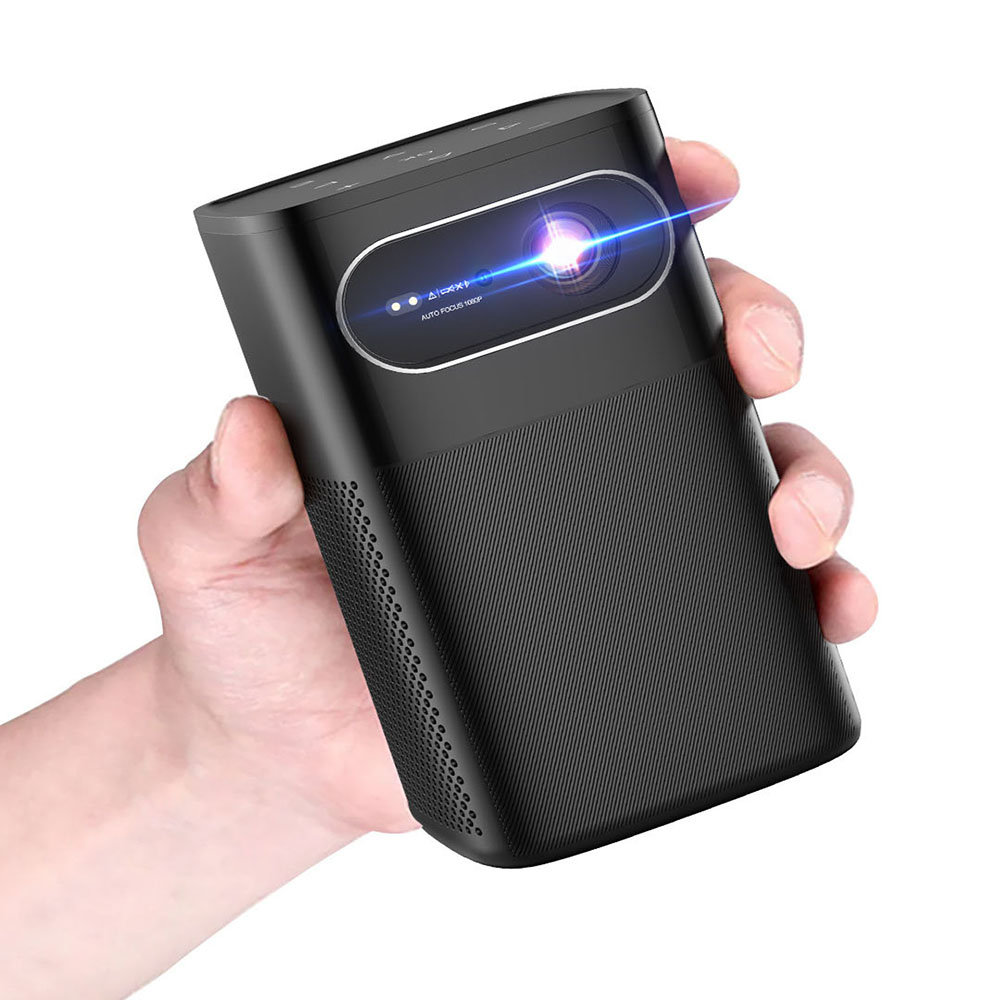 4K ondersteuning, ingebouwde s - Mini Portable Projector Rechargeable Battery recensie en prijs