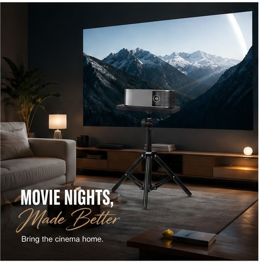 Verstelbare projectorstandaard - Projector Floor Stand Tripod Adjustable recensie en prijs