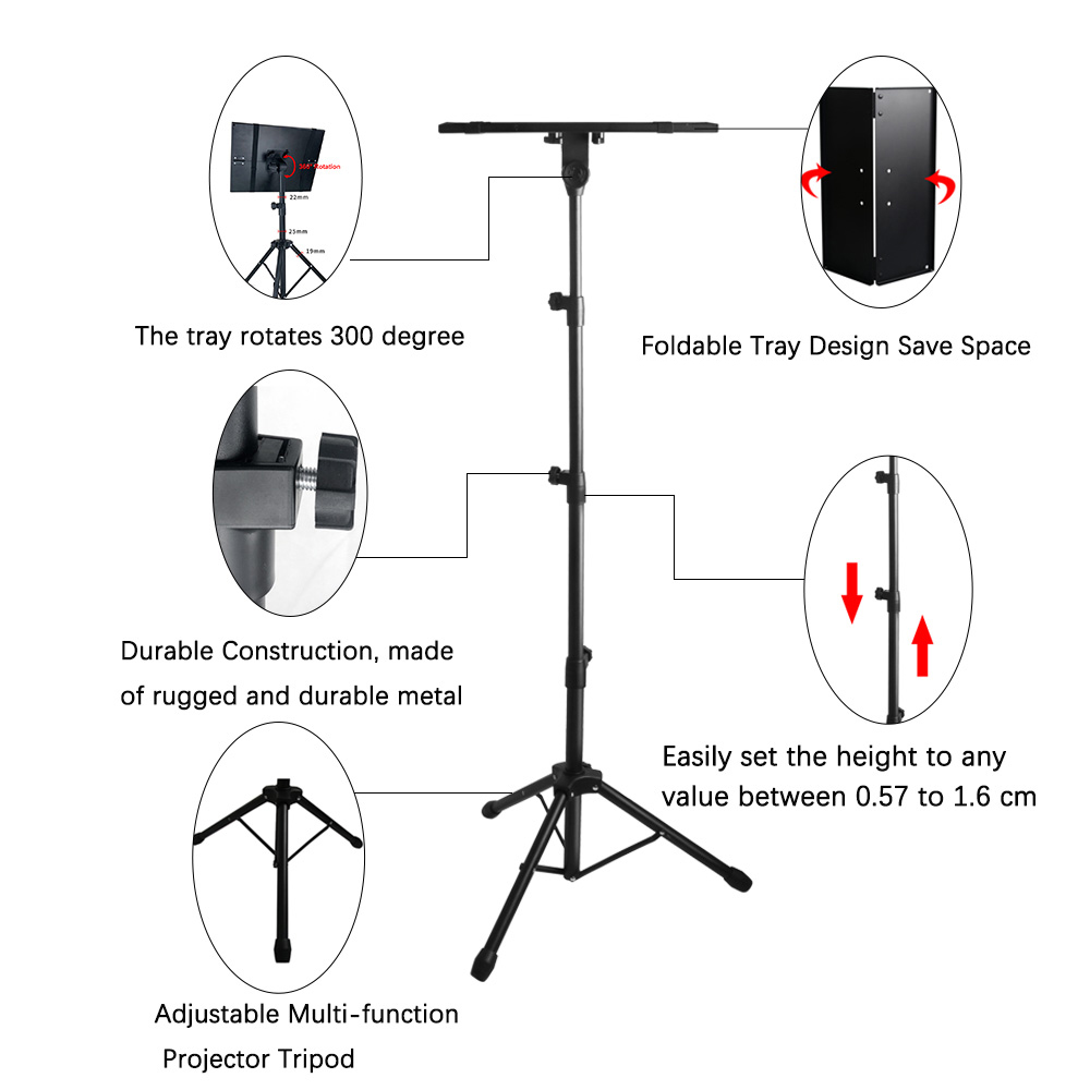 1-10KG Projector Statief TD98  - Projector Floor Stand Tripod Adjustable recensie en prijs