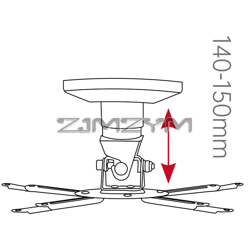 Projectorbeugel Projector Plaf - Projector Ceiling Mount Bracket Universal recensie en prijs