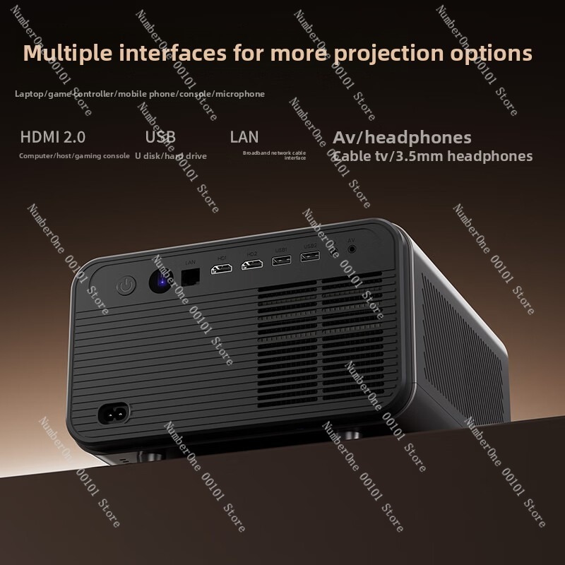 Draagbare slimme HD-projector  - Auto Focus Keystone Correction Projector recensie en prijs