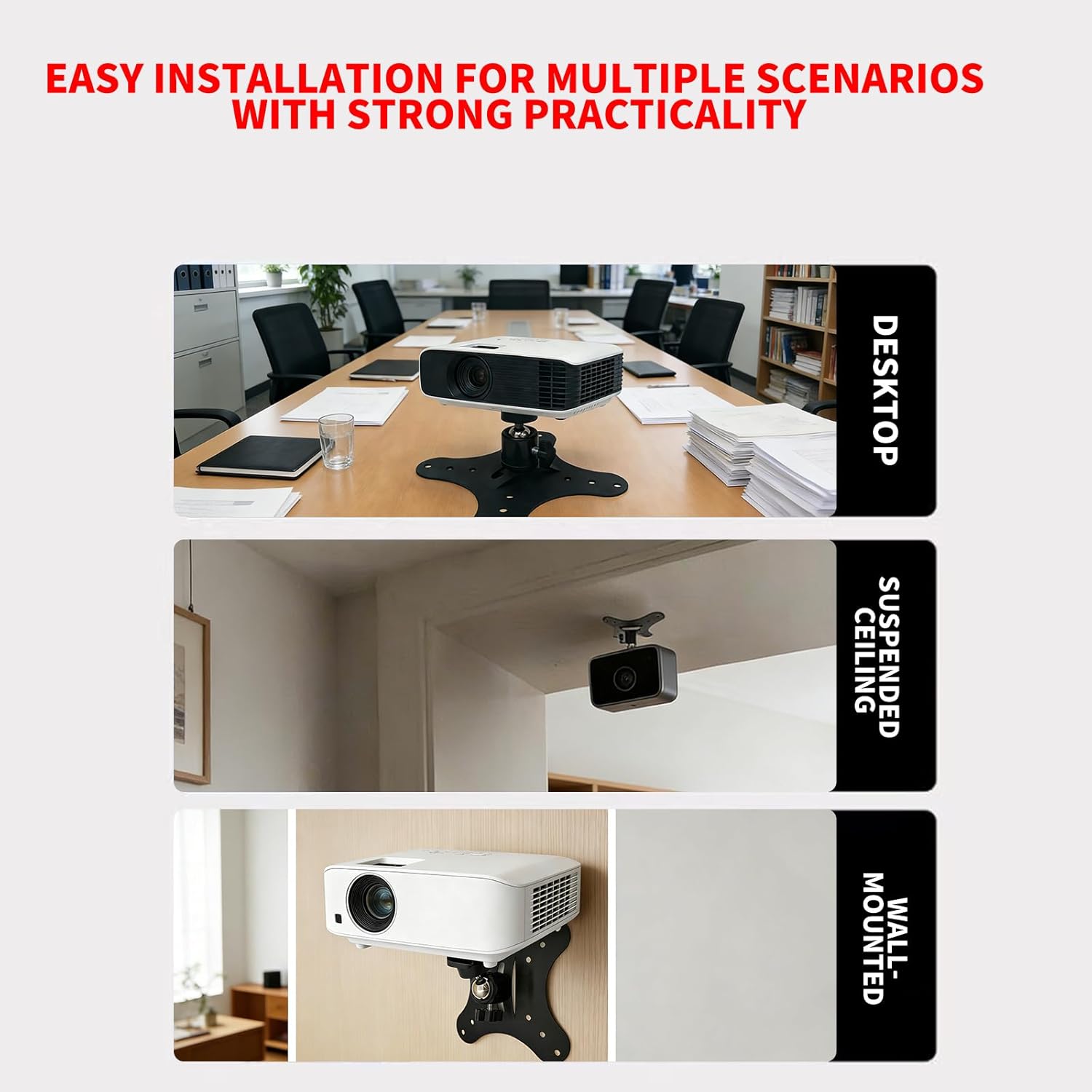 360-graden bal-vormige, vertic - Projector Ceiling Mount Bracket Universal recensie en prijs