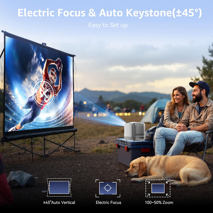 Draagbare oplaadbare HD-projec - Mini Portable Projector Rechargeable Battery recensie en prijs