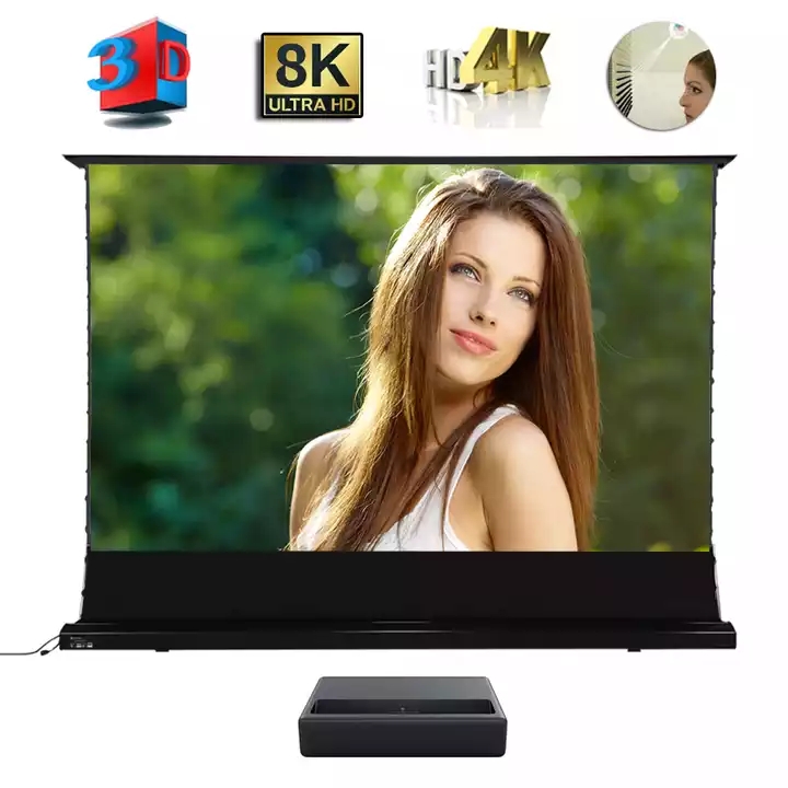 XJK Groothandel Gemotoriseerd  - Ultra Short Throw Laser Projector 4K recensie en prijs