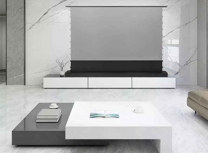 XJK Groothandel Gemotoriseerd  - Ultra Short Throw Laser Projector 4K recensie en prijs