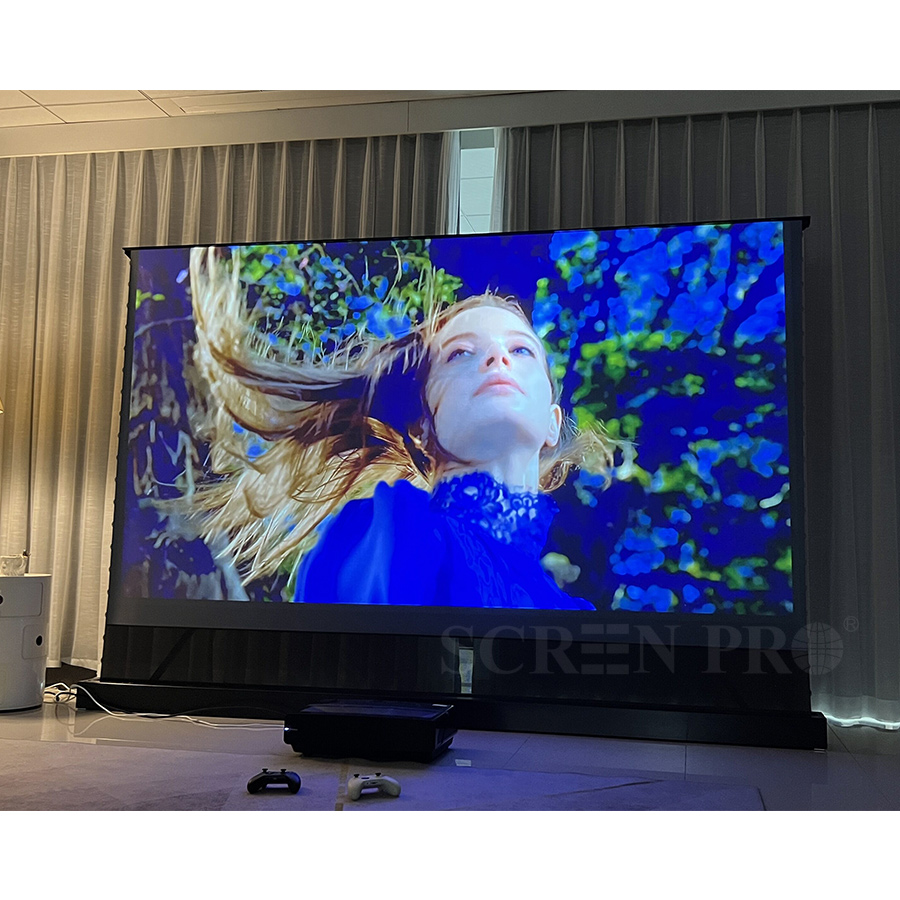 Screen Pro elektrische vloer s - Ultra Short Throw Laser Projector 4K recensie en prijs
