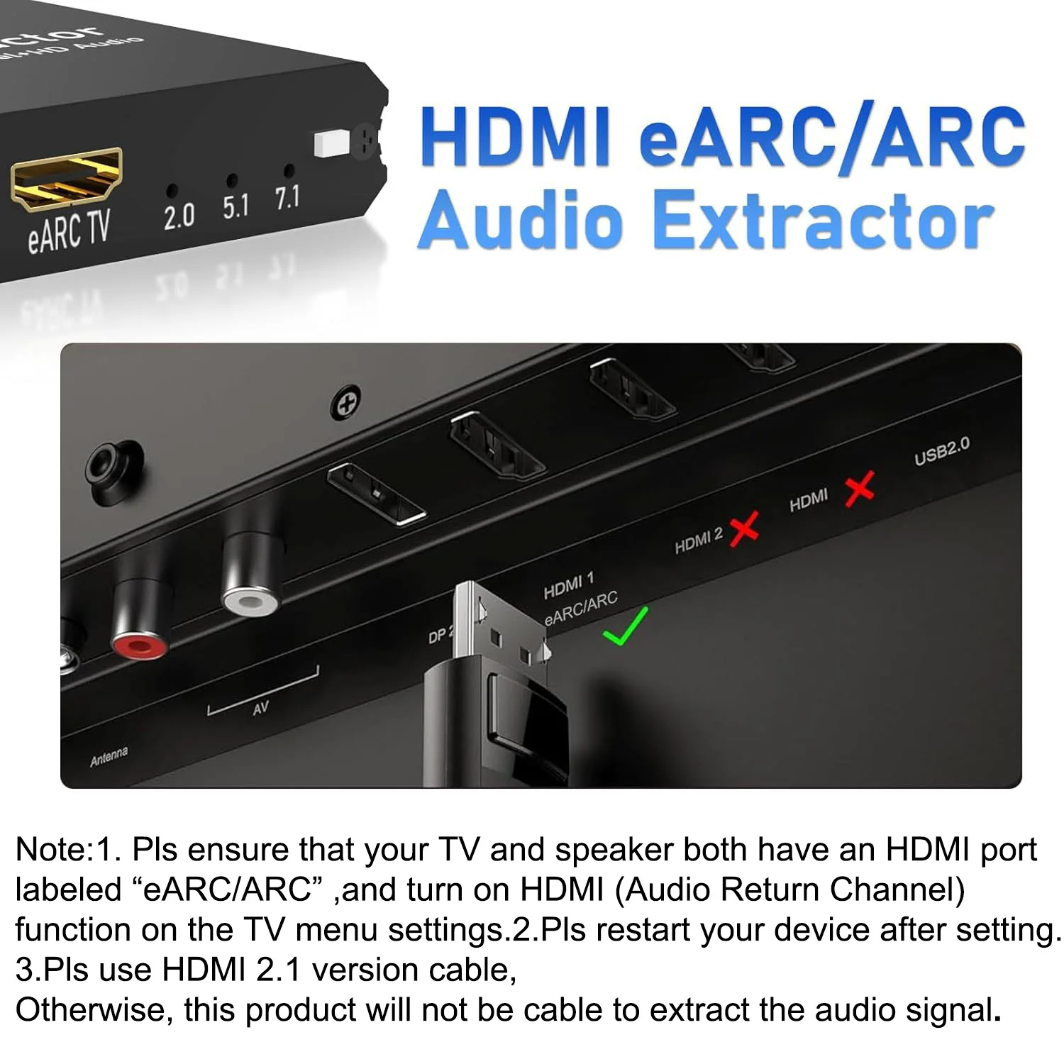 192Khz EARC ARC Audio Extracto - Optical Audio Hdmi Earc Extractor recensie en prijs