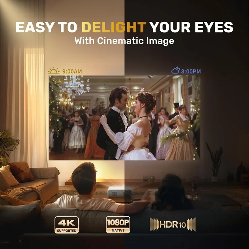 Slimme, draagbare miniprojecto - Auto Focus Keystone Correction Projector recensie en prijs
