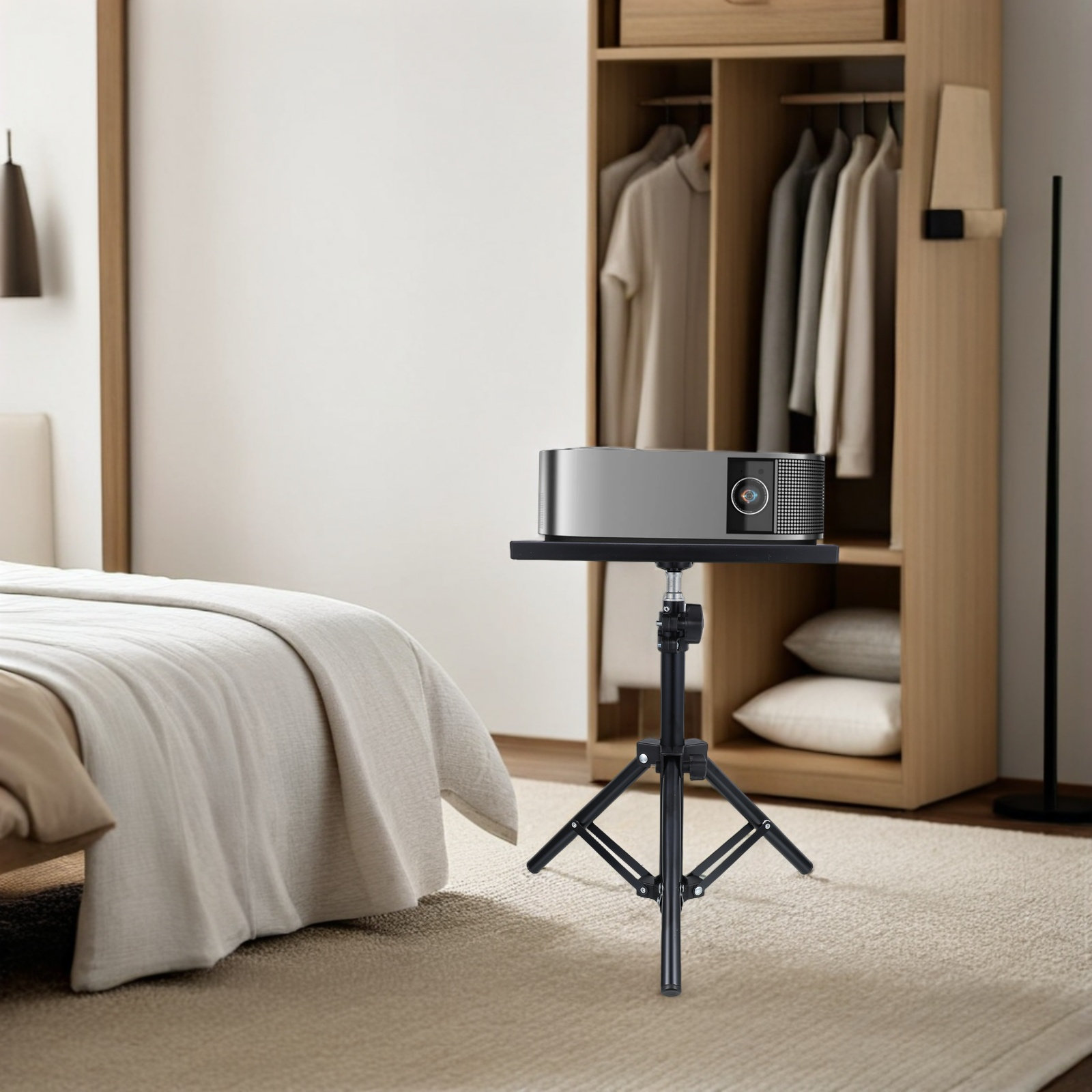 Projectorstandaard, laptopstat - Projector Floor Stand Tripod Adjustable recensie en prijs