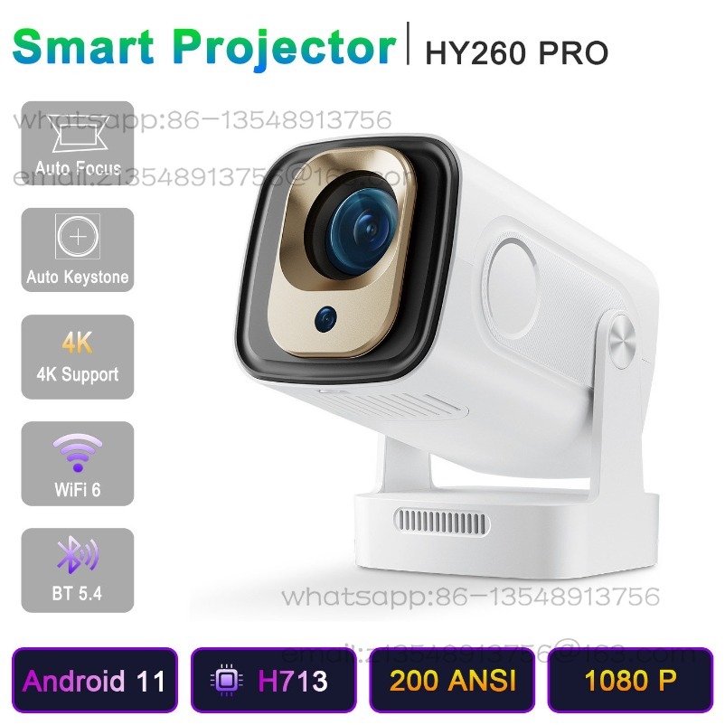 HY260PRO Mini Smart Projector  - 4K Smart Projector Android 11 Wifi 6 recensie en prijs