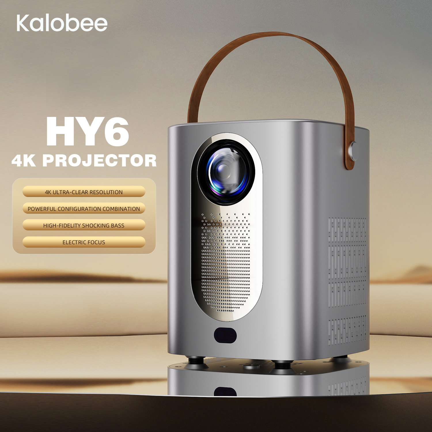 Nieuwe Smart Mini Projector An - 4K Smart Projector Android 11 Wifi 6 recensie en prijs