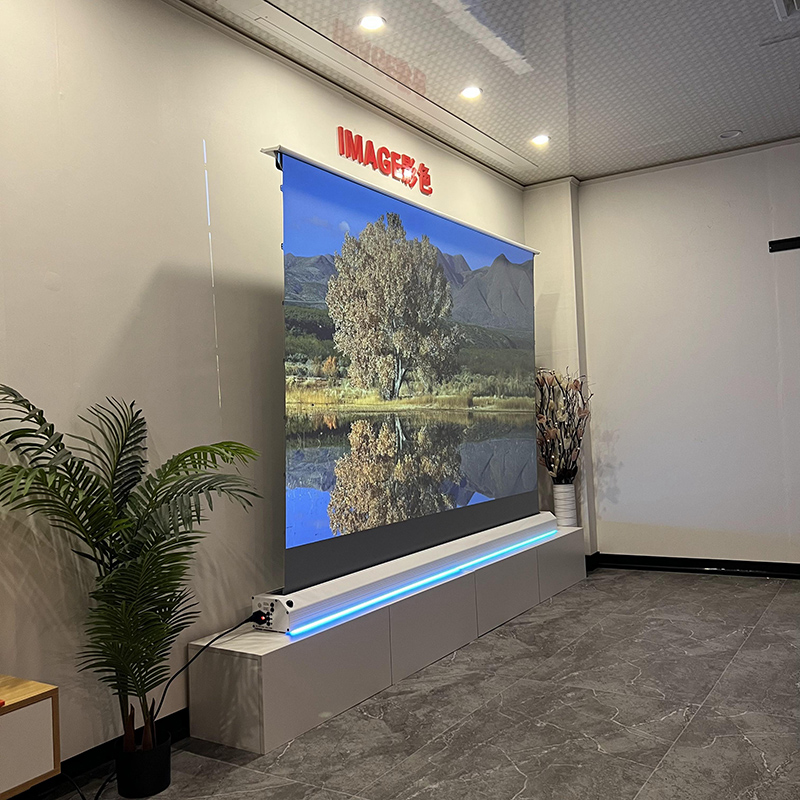 VisualMr Elektrische Vloer Sti - Alr Ambient Light Rejecting Projector Screen recensie en prijs