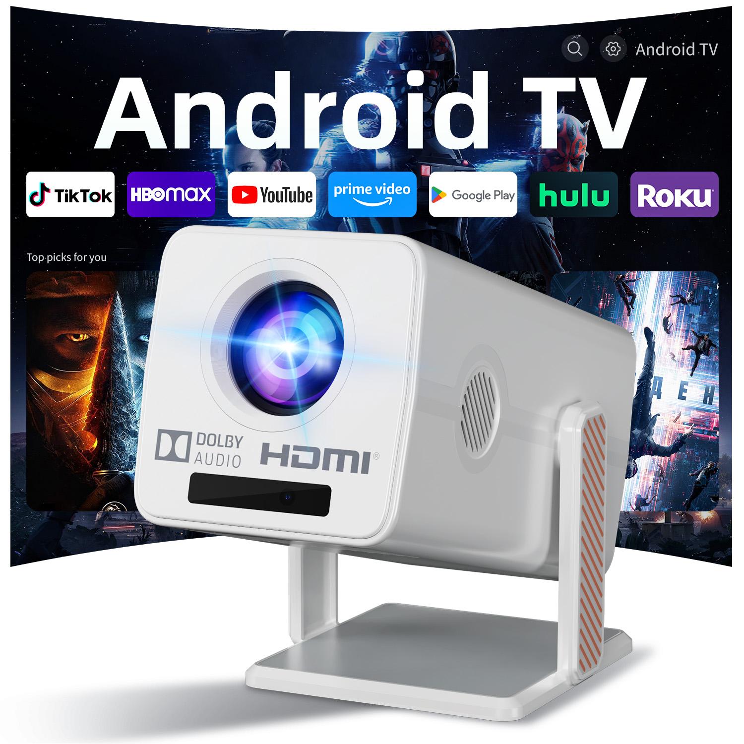 HM103 Smart Android 13 Project - Auto Focus Keystone Correction Projector recensie en prijs