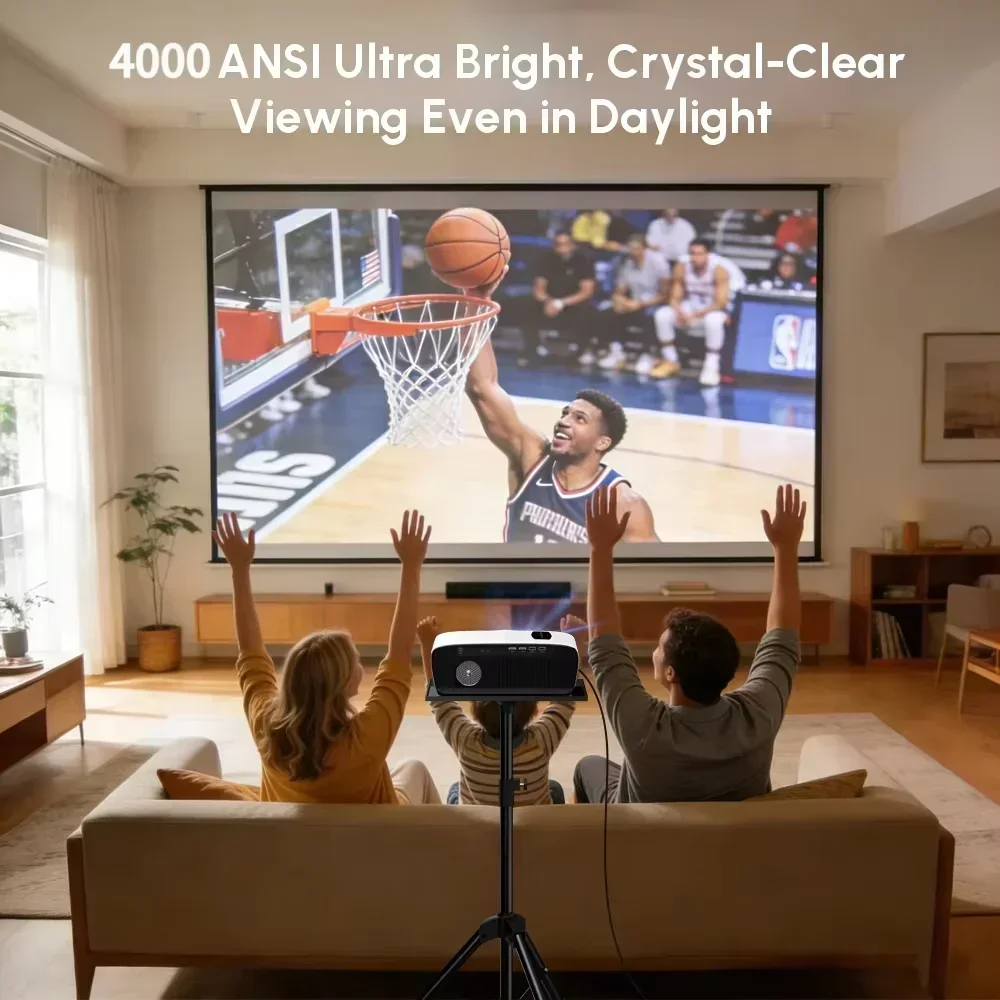 Nieuwe A9S 4k 4000ANSI project - Auto Focus Keystone Correction Projector recensie en prijs